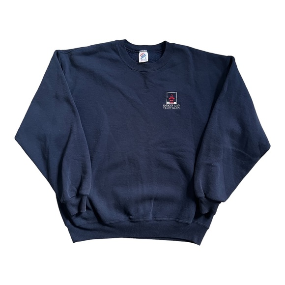 Jerzees Other - Vintage 90s Harbour Town Yacht Basin South Carolina Crewneck Sweater Sz Large